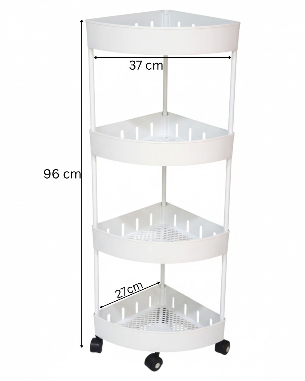 4-Tier Rolling Storage Cart
