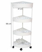 4-Tier Rolling Storage Cart