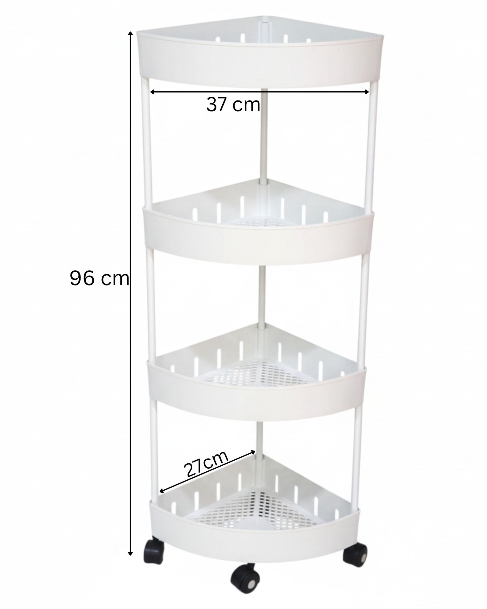4-Tier Rolling Storage Cart