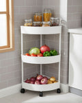 3-Tier Rolling Storage Cart