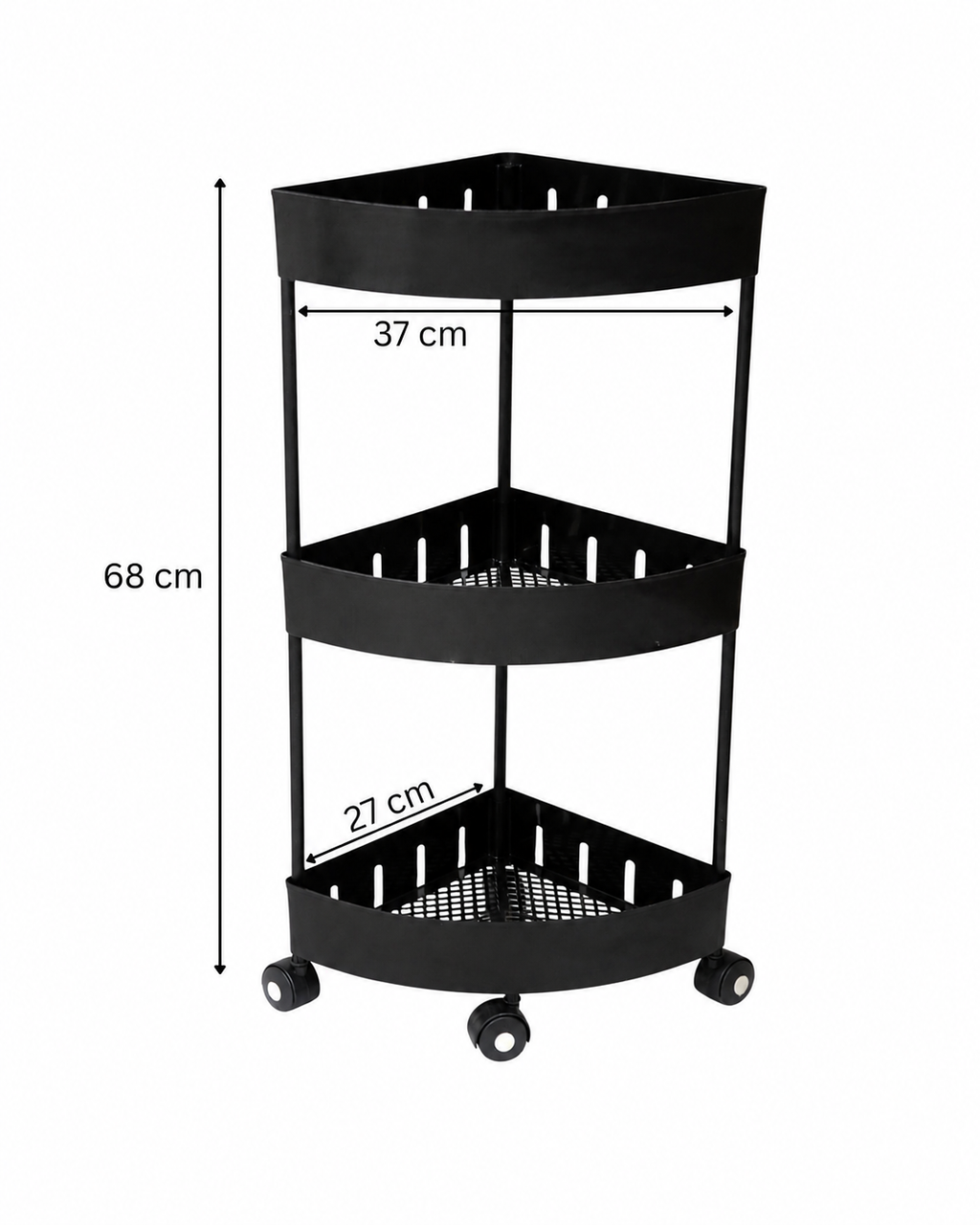 3-Tier Rolling Storage Cart